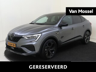 Renault Arkana 1.6 E-Tech hybrid 145 E-Tech engineered | Apple Carplay/Android | cruise control adaptief | dodehoek detectie | electronic climate control | LED koplampen | lederen/microvezel bekleding | lichtmetalen velgen 18" | navigatiesysteem | rijstrooksensor met correctie | voorstoelen verwarmd | elektrisch glazen schuif-/kanteldak |