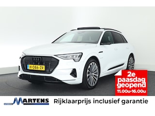 Audi e-Tron 55 408pk quattro advanced 95 kWh SOH 91% Trekhaak 360Camera Cameraspiegels B&O Leder Keyless Head-Up Memory Panoramadak Navigatie