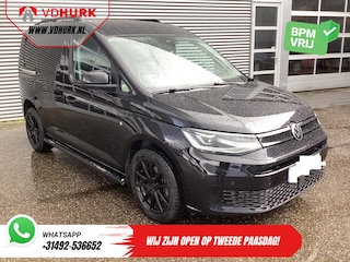 Volkswagen Caddy Cargo 2.0 TDI 125 pk DSG Aut. Black Edition LED/ Adapt.Cruise/ Standkachel/ Stoelverw./ Leder/ Carplay/ Navi/ LMV/ Sidebars/ Trekhaak/ Airco