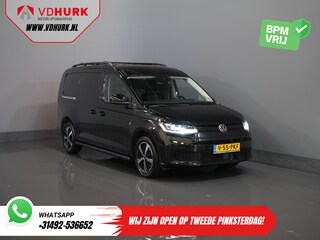 Volkswagen Caddy Cargo 2.0 TDI 125 pk DSG Aut. Black Edition LED/ Adapt.Cruise/ Standkachel/ Stoelverw./ Leder/ Carplay/ Navi/ LMV/ Sidebars/ Trekhaak/ Airco