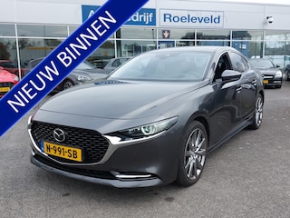 Mazda 3 2.0 e-SkyActiv-G M Hybrid 180pk Automaat Sportive | Navi | Apple Carplay+Android Auto | Adap.Cruise | Heap-Up | Keyless Entry | Pdc V+A+360 Camera | Dodehoek+Rijstrooksensor | 18''lm
