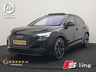Audi Q4 45 quattro 2x S Line 77 kWh 265pk Dealer O.H. | Panodak | Adaptive Cruise | Head Up | Camera | Sonos Sound | Alcantara Sportstoelen Verwarmd | Matrix LED | Sfeerverlichting | Keyless | Stuur Verwarmd | Apple Carplay | Blis | 21"L.M |