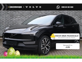 Volvo EX30 P5 Long Range Plus Black Edition Europa 69 kWh Google Services | Adaptieve Cruise Control | BLIS | Harman Kardon Audio | Parkeersensoren voor + achter | Parkeercamera | Elektr. verstelbare voorstoelen | Stoelverwarming | Verwarmd stuurwiel | Warmtepomp | 20" Lichtmetalen velgen |