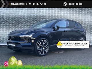 Volvo EX30 P5 Long Range Plus Black Edition Europa 69 kWh | 20" Y-spaaks Glossy Black | Adaptieve Cruise Control | Parkeersensoren voor + achter | Stoel & stuurwiel verwarmd | Elektr. verstelbare voorstoelen |  Harman Kardon Audio |