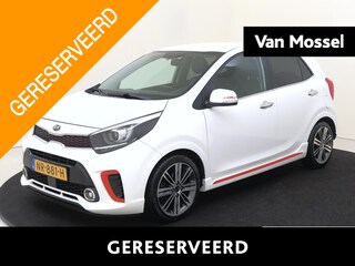 Kia Picanto 1.2 CVVT GT-Line | audio-navigatie full map | cruise control | electronic climate control | lederen bekleding | lichtmetalen velgen 16" |