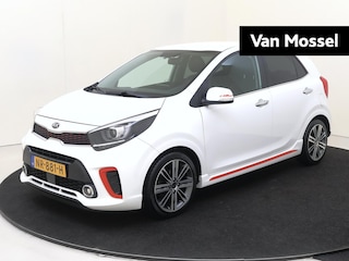 Kia Picanto 1.2 CVVT GT-Line | audio-navigatie full map | cruise control | electronic climate control | lederen bekleding | lichtmetalen velgen 16" |