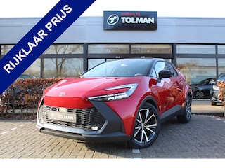 Toyota C-HR 1.8 Hybrid 140 First Edition Bi-Tone 2e Paasdag open van 10:00 - 15:00 | Rijklaar | Apple/Android | Navi | Stoel-/Stuurverwarming | Dodehoekdetectie | Camera | Keyless | LED