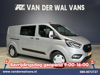 Ford Transit Custom 2.0 TDCI 170pk Automaat L2H1 Dubbele Cabine Euro6 Airco | 5-Zits | Camera | Navigatie | Apple Carplay | LED Android Auto, Stoelverwarming, Verwarmde voorruit, Parkeersensoren, Trekhaak
