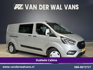Ford Transit Custom 2.0 TDCI 170pk Automaat L2H1 Dubbele Cabine Euro6 Airco | 5-Zits | Camera | Navigatie | Apple Carplay | LED Android Auto, Stoelverwarming, Verwarmde voorruit, Parkeersensoren, Trekhaak