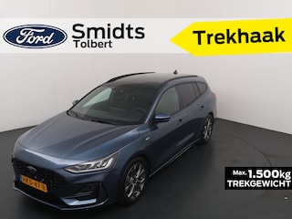 Ford Focus Wagon EcoBoost Hybrid 155PK ST Line | Automaat I Pano I Trekhaak I Adapt cruise I 1.500KG TREKGEWICHT