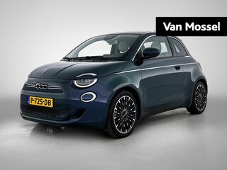 Fiat 500 La Prima 42 kWh | airco automatisch | Apple Carplay/Android | cruise control adaptief met Stop&Go en stuurhulp | lederen bekleding | lichtmetalen velgen 17" | navigatiesysteem full map | panoramadak |