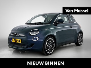 Fiat 500 La Prima 42 kWh | airco automatisch | Apple Carplay/Android | cruise control adaptief met Stop&Go en stuurhulp | lederen bekleding | lichtmetalen velgen 17" | navigatiesysteem full map | panoramadak |
