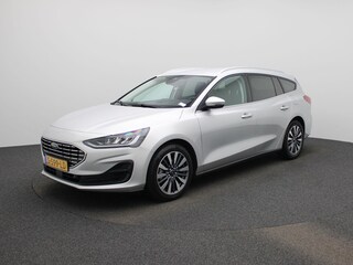 Ford Focus Wagon 1.0 EcoBoost Hybrid Titanium X | Climate Control / ECC | Licht metalen velgen 17 inch | Cruise control | Connectiviteit af fabriek | Navigatie | LED koplampen | Park Distance Control voor en achter | Achteruitrijcamera | Dakrailing |