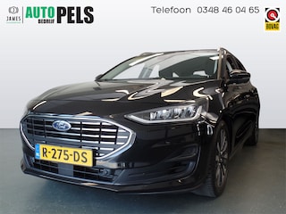 Ford Focus Wagon 1.0 EcoBoost Hybrid Titanium 125pk automaat, Nieuw model!! Navigatie, Achteruitrijcamera, Clima controle, Cruise controle, Elek ramen V/A, Pdc V/A, Lm velgen 16'', Xenon verlichting!! Bovag afleverpakket 695,-