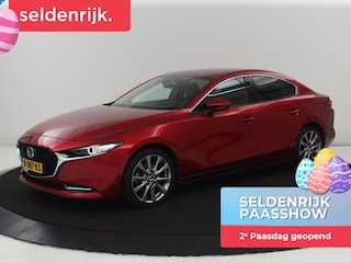 Mazda 3 2.0 e-SkyActiv-X M Hybrid 180 Luxury | Leder | Head-Up | Stoelverwarming | Trekhaak | Bose Sound | Camera | Carplay | Memory | Adaptive cruise | Navigatie | Full LED | Stuurverwarming | Keyless