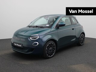 Fiat 500 e 42 kWh La Prima | Climate Control / ECC, | Licht metalen velgen 17 inch | Cruise control | |Navigatie | Lederen bekleding | Stoelverwarming | LED koplampen | Park Distance Control voor en achter | Achteruitrijcamera |