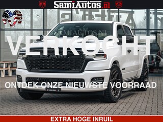 Dodge Ram LIMITED H.O 540PK 706Nm | Massage + Full Option | De Meest Luxe en Volle Pick-Up in zijn Klasse | Comfortabele Dubbele Cabine met Royale 5 Zitplaatsen | BPM vrij | Nu Leverbaar uit Voorraad | Voorraad Nr 2298 - 7479