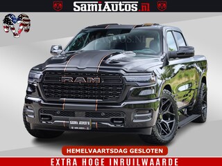 Dodge Ram LIMITED SPORT H.O 540HP 706Nm | Massage + Full Option | De Meest Luxe en Volle Pick-Up in zijn Klasse | Comfortabele Dubbele Cabine met Royale 5 Zitplaatsen | BPM vrij | Nu Leverbaar uit Voorraad | Voorraad Nr 2355 - 5149