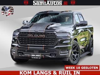Dodge Ram LIMITED SPORT H.O 540HP 706Nm | Massage + Full Option | De Meest Luxe en Volle Pick-Up in zijn Klasse | Comfortabele Dubbele Cabine met Royale 5 Zitplaatsen | BPM vrij | Nu Leverbaar uit Voorraad | Voorraad Nr 2355 - 5149