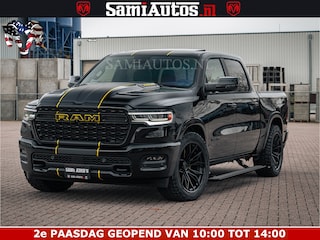 Dodge Ram LIMITED NIGHT H.O 540HP 706Nm | Massage + Full Option | De Meest Luxe en Volle Pick-Up in zijn Klasse | Comfortabele Dubbele Cabine met Royale 5 Zitplaatsen | BPM vrij | Nu Leverbaar uit Voorraad | Voorraad Nr 2370 - 5411
