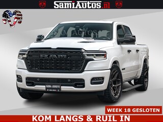 Dodge Ram SPORT LIMITED H.O 540PK 706Nm | Massage + Full Option | De Meest Luxe en Volle Pick-Up in zijn Klasse | Comfortabele Dubbele Cabine met Royale 5 Zitplaatsen | BPM vrij | Nu Leverbaar uit Voorraad | Voorraad Nr 2336 - 7700