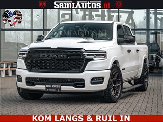 Dodge Ram SPORT LIMITED H.O 540PK 706Nm | Massage + Full Option | De Meest Luxe en Volle Pick-Up in zijn Klasse | Comfortabele Dubbele Cabine met Royale 5 Zitplaatsen | BPM vrij | Nu Leverbaar uit Voorraad | Voorraad Nr 2336 - 7700