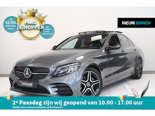 Mercedes-Benz C-klasse 180 Business Solution AMG | Panoramadak | Lederen bekleding | AppleCarplay | Camera |