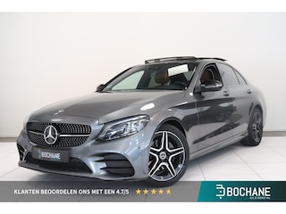 Mercedes-Benz C-klasse 180 Business Solution AMG | Panoramadak | Lederen bekleding | AppleCarplay | Camera |