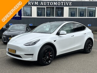 Tesla Model Y Long Range AWD 75 kWh BTW| SOH 89% | VAN €33.900,- NU VOOR SLECHTS €31.877,- Uw LENTEVOORDEEL €2.023,- |ORGINELE AFN. TREKHAAK TESLA| 20 INCH!|
