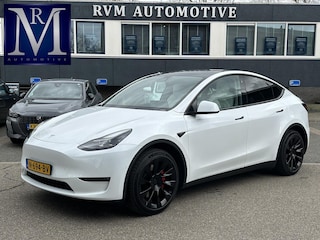 Tesla Model Y Long Range AWD 75 kWh BTW| SOH 89% | VAN €33.900,- NU VOOR SLECHTS €31.877,- Uw LENTEVOORDEEL €2.023,- |ORGINELE AFN. TREKHAAK TESLA| 20 INCH!|