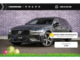 Volvo V60 2.0 T6 Plug-in hybrid AWD Ultra Dark | Panoramadak | Head Up Display | Donker Glas | Sportstoelen | Power Seats | Harman Kardon |