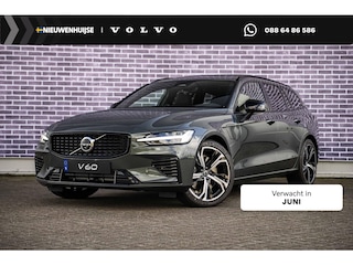 Volvo V60 2.0 T6 Plug-in hybrid AWD Ultra Dark | Panoramadak | Head Up Display | Donker Glas | Sportstoelen | Power Seats | Harman Kardon |