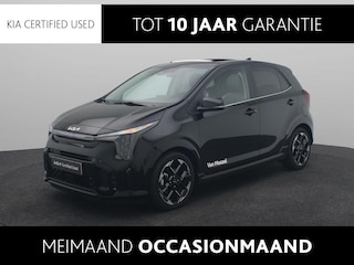 Kia Picanto 1.0 DPI GT-Line Leder | Open Dak | Stoelverwarming | Keyless | Camera | Clima | Navi | LM Velgen 16"