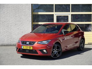 Seat Ibiza 1.0 TSI 5drs FR Business Intense Plus BJ2020 Lmv 18" | Led V+A | Pdc | Achteruitrijcamera | App-Connect | Navi | Virtual cockpit | Climate control | Cruise control | Sportstoelen | Sportstuur | Verwarmde voorstoelen | Zwarte hemel | Extra getint glas