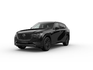 Mazda CX-60 e-Skyactiv PHEV Homura Plus - Zwart Nappa Leder | 12,3-inch TFT-kleurendisplay met bediening via centrale HMI Commander, touchscreen (voor Apple CarPlay / Android Auto™) of voice control | 12,3-inch digitale meterset | 20-inch lichtmetalen velgen, Black
