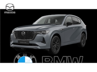 Mazda CX-60 e-Skyactiv PHEV Homura Plus - Zwart Nappa Leder | 12,3-inch TFT-kleurendisplay met bediening via centrale HMI Commander, touchscreen (voor Apple CarPlay / Android Auto™) of voice control | 12,3-inch digitale meterset | 20-inch lichtmetalen velgen, Black