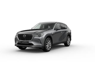Mazda CX-60 e-Skyactiv PHEV Exclusive-Line Business Edition | 12,3-inch TFT-kleurendisplay met bediening via centrale HMI Commander, touchscreen (voor Apple CarPlay / Android Auto™) of voice control | 12,3-inch digitale meterset | 20-inch lichtmetalen velgen, Silver