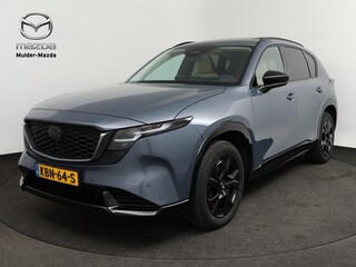 Mazda CX-5 e-Skyactiv G 141 Homura - Tan lederen interieur & Panoramic Pack | 19-inch lichtmetalen velgen, Black | Alarmsysteem | Automatisch dimmende binnenspiegel met randloos design