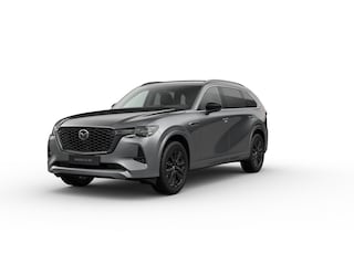 Mazda CX-80 e-Skyactiv PHEV Homura Business Edition - Tan Nappa Leder Captain Seat Pack | 12,3-inch TFT-kleurendisplay met bediening via centrale HMI Commander, touchscreen (voor Apple CarPlay / Android Auto™) of voice control | 12,3-inch digitale meterset | 20-inch lichtmetalen velgen, Black