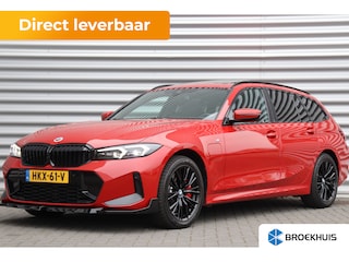 BMW 3-serie TOURING 330e 292PK XDRIVE HIGH EXECUTIVE M-SPORT AUTOMAAT / NAVI / LEDER / CLIMA / PDC / 18" LMV / CAMERA / HUD / PANO. DAK / KEYLESS / FULL-LED / WINTERPAKKET / NIEUWSTAAT !!