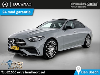 Mercedes-Benz C-klasse 300 e AMG-line Night pakket | Panorama schuifdak | 19" multispaaks lichtmetalen AMG-velgen | MB-paasweekend
