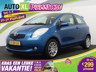 Toyota Yaris 1.3 88 PK Aut. VVTi Luna MMT Sport Climate 16'LMV Achterspoiler