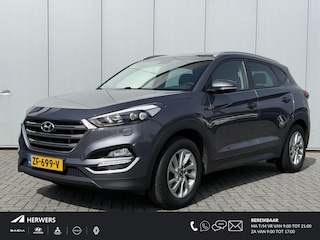 Hyundai Tucson 1.6 GDi Comfort / Led Koplampen / Lederen Bekleding / Navigatie / Stoelverwarming voor en achter + stuurverwarming / Trekhaak / 1400 KG trekgewicht / All-Season banden