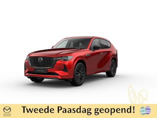Mazda CX-60 e-Skyactiv PHEV Homura Plus - Tan Nappa Leder | 12,3-inch TFT-kleurendisplay met bediening via centrale HMI Commander, touchscreen (voor Apple CarPlay / Android Auto™) of voice control | 12,3-inch digitale meterset | 20-inch lichtmetalen velgen, Black