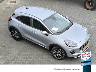Ford Puma 1.0 EcoBoost Hybrid Titanium Stoel stuur en voorruit verwarming, climate en cruise control, carplay android DAB+ 1e eigenaar