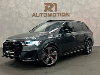 Audi Q7 60 e quattro Comp|3x S LINE|PANO|NAP|360CAM|456PK|TREKHAAK|KEYLESS|LEDER|RS STOELEN|MATRIX|B&O|SFEER|BLINDSPOT|PARKAS|MEMO