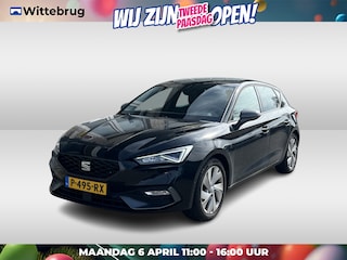 Seat Leon 1.5 eTSI FR Business Intense / AUTOMAAT/ 18" LMV/ ACC/ STUUR+STOELVERWARMING/ PARK.SENSOREN V+A/ CAMERA/ FULL LINK/ DODEHOEK/ KEYLESS/ VIRTUAL COCKPIT/ RIJ-MODI/ NAVI/ DAB/ CLIMA/ LED