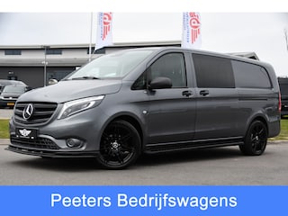 Mercedes-Benz Vito 116 CDI L3 DC PB Edition Camera, Cruise, Carplay, LED, Leder, 2 x Schuifdeur, Automaat, Stoelverwarming, 164pk, Trekhaak, Uniek!