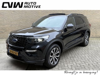 Ford Explorer 3.0 V6 EcoBoost PHEV 457pk ST-Line | 7-persoons | Trekhaak afneembaar | Adaptieve cruise | Lane assist | Panoramadak | 360 camera | Lederen bekleding ST-line | Stoelverwarming&koeling | Bang&Olufsen audio | Elektrisch verstelbare stoelen met memory | Apple CarPlay / Android Auto | Sfeerverlichtig | Elektrische achterklep | 20 inch velgen | Volledig onderhouden