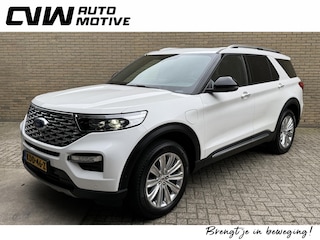 Ford Explorer 3.0 V6 EcoBoost PHEV Platinum | 80.000km! | 7-zits | Trekhaak afneembaar | Adaptieve cruise | Lane assist | Panoramadak | 360 camera | Lederen bekleding ST-line | Stoelverwarming&koeling | Bang&Olufsen audio | Elektrisch verstelbare stoelen met memory | Apple CarPlay / Android Auto | Sfeerverlichtig | Full-LED | DAB | Keyless | Elektrische achterklep | 20 inch velgen | Volledig dealeronderhouden